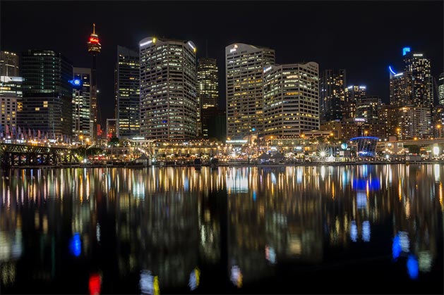 Darling Harbour - Sydney, Night